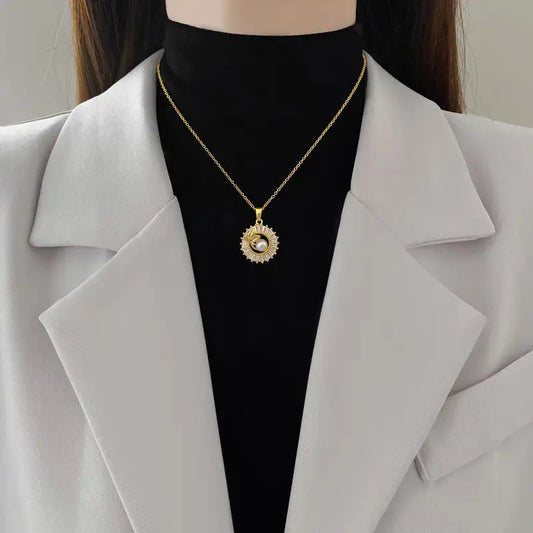 Leaf Halo Pearl Set My Store