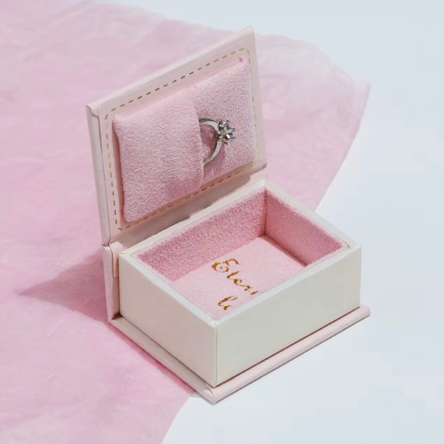 Miniature Book Ring Box