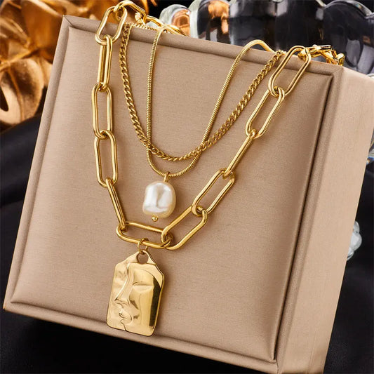 Golden Muse Layers Necklace My Store