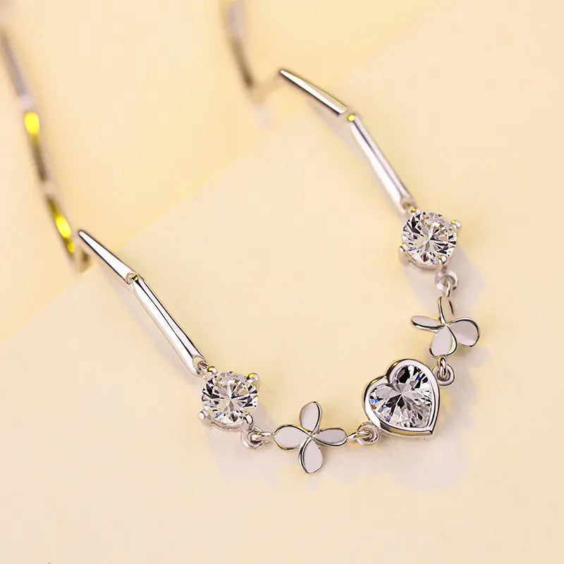 Heart-shaped Clover Bracelet My Store