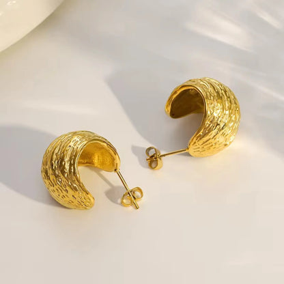 Gleaming Dome Drop Earrings My Store