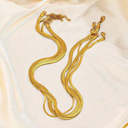Snake Bones Gold Chain My Store
