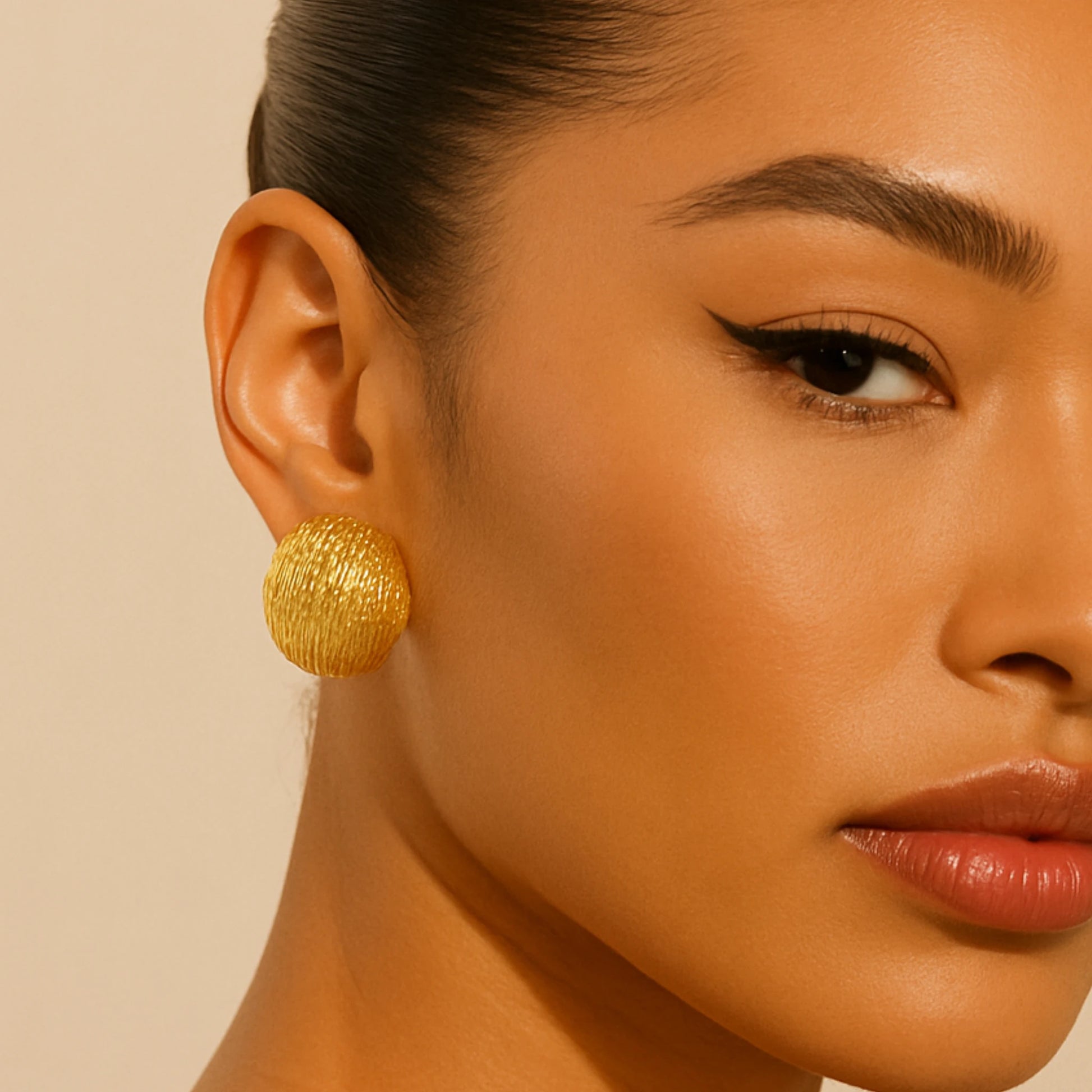 Gleaming Dome Drop Earrings Forever Luxe
