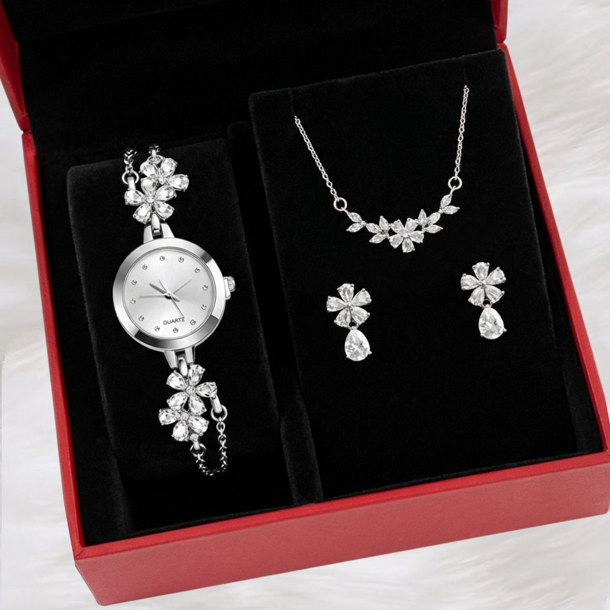 Crystal Grace Watch Set Forever Luxe