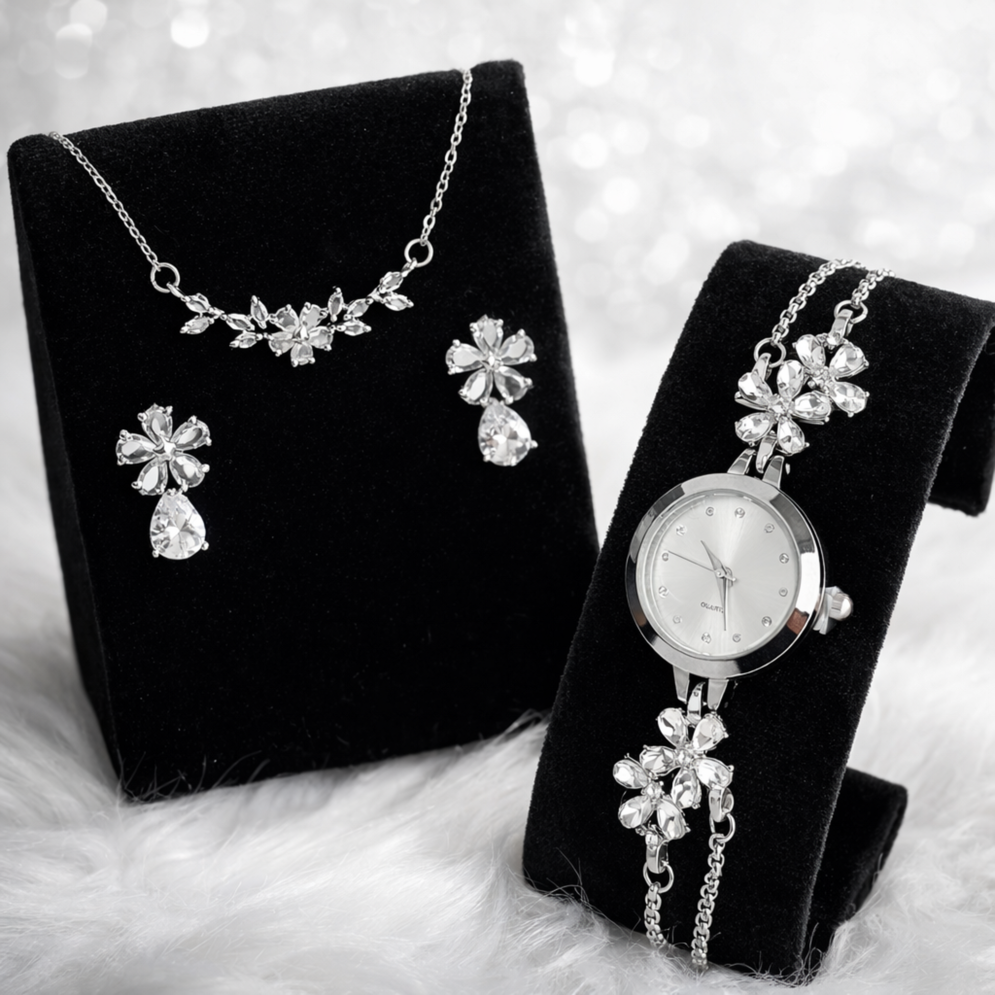 Crystal Grace Watch Set Forever Luxe