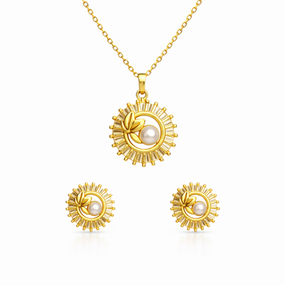 Crystal Gold Watch Set Forever Luxe