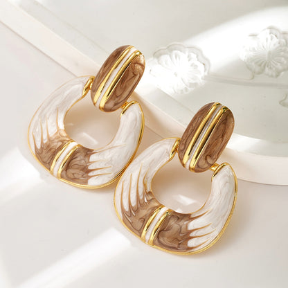 Molten Marble Earrings