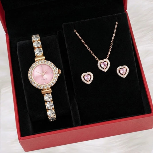 Sweetheart Blush Watch Set