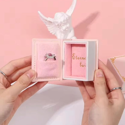 Miniature Book Ring Box