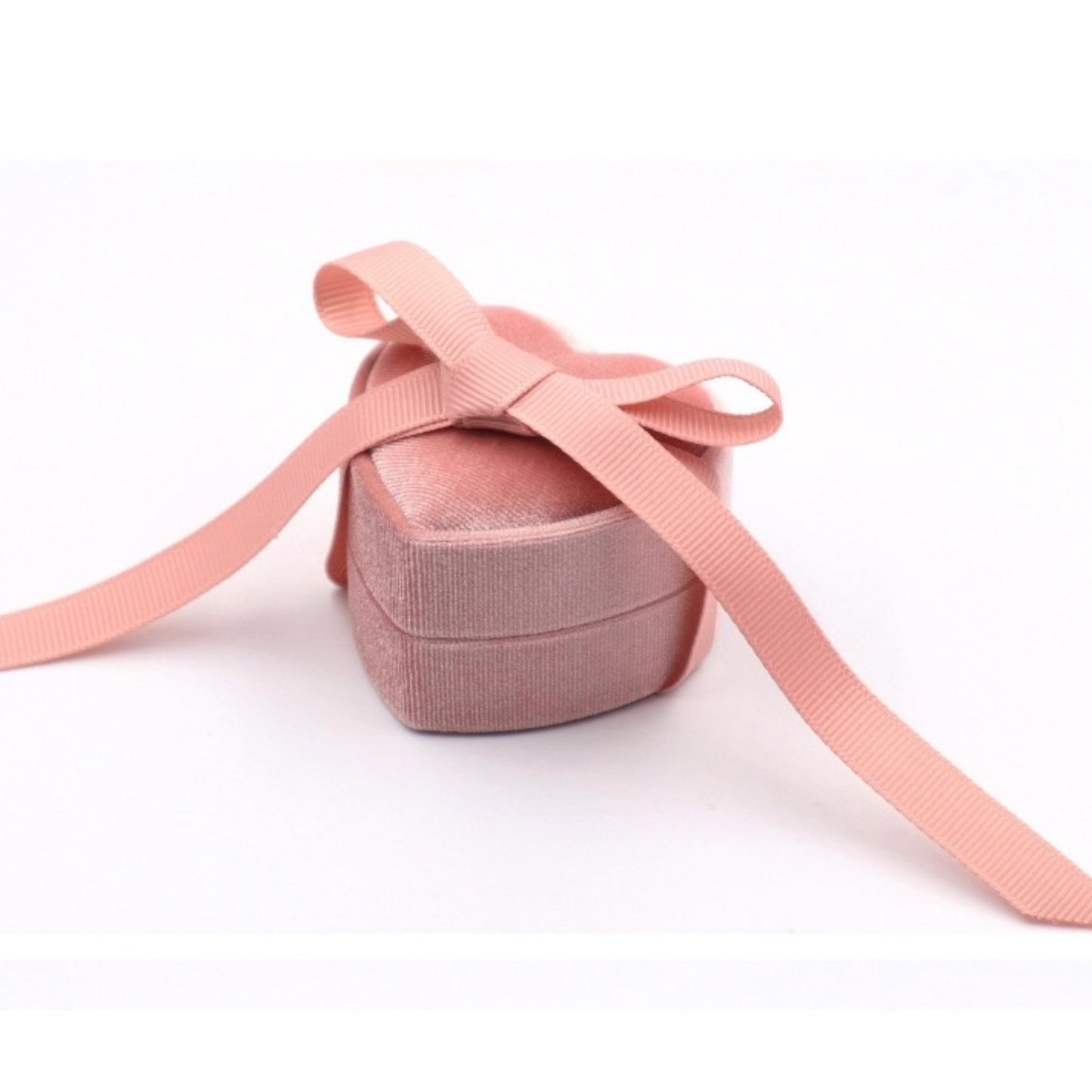 Heart Velvet Ring Box