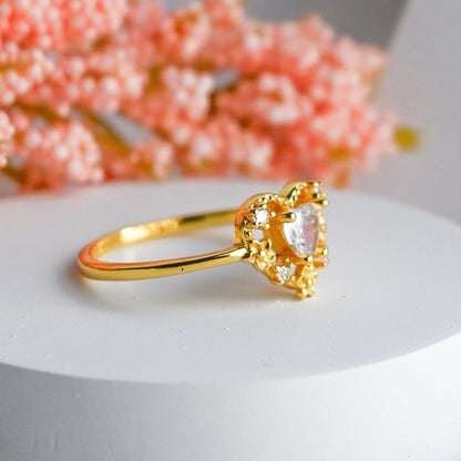 Timeless Love S925 Sterling Silver Promise Ring Forever Luxe