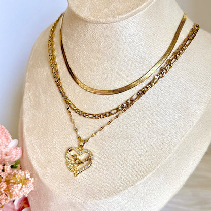 Golden Haven 18K Gold-Plated Anti-tarnish Pendant Necklace Forever Luxe