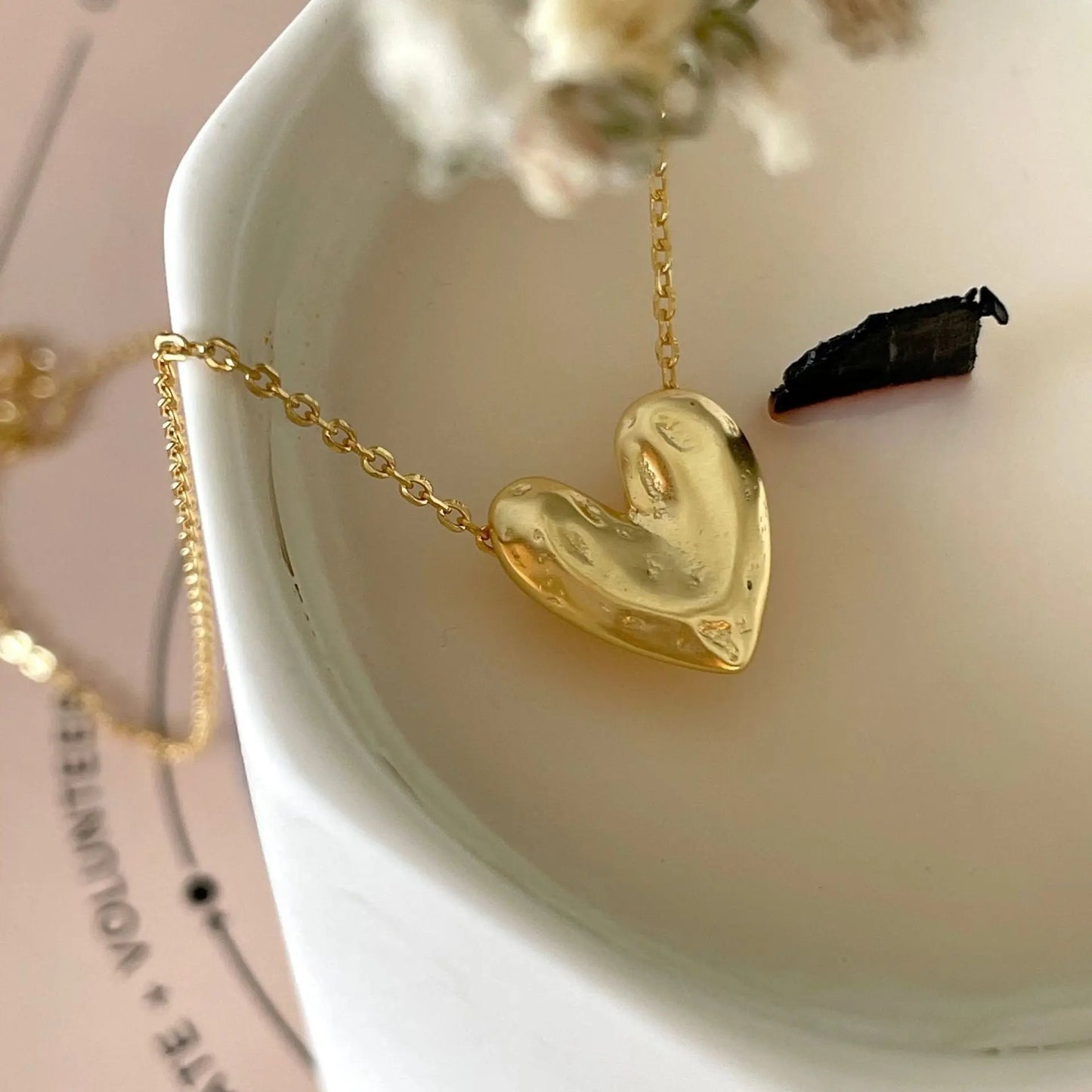 S925 Sculpted Desire Heart Pendant Necklace My Store